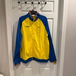 NWT Fila Colombia 🇨🇴 Men’s Track Jacket Sz XXL $70 - Soccer World Cup